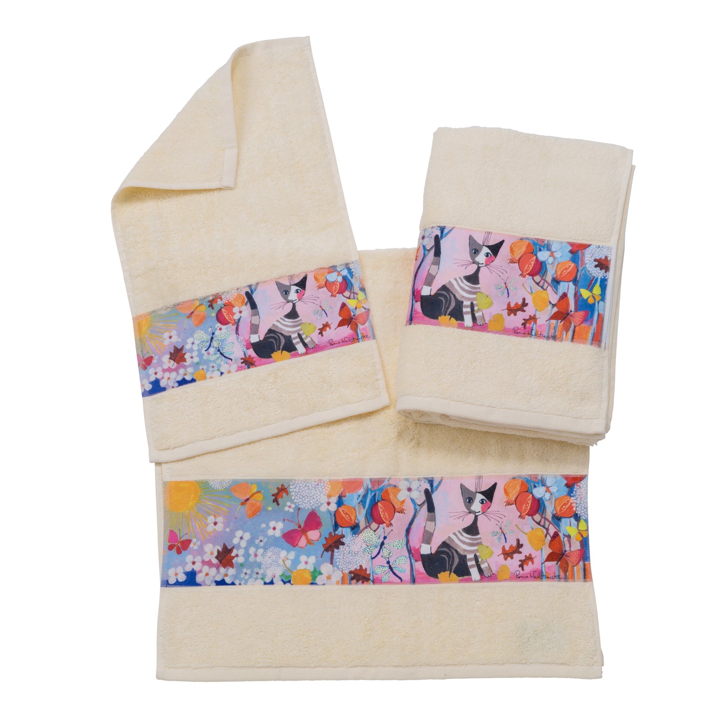 Rosina Wachtmeister - Design Melograni - Gästetuch - Ecru 30 x 50 cm 2-er Pack