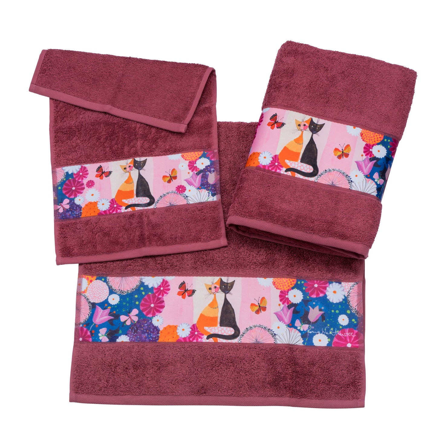 Rosina Wachtmeister - Design Happy Days - Gästetuch - Beere 30 x 50 cm 2-er Pack