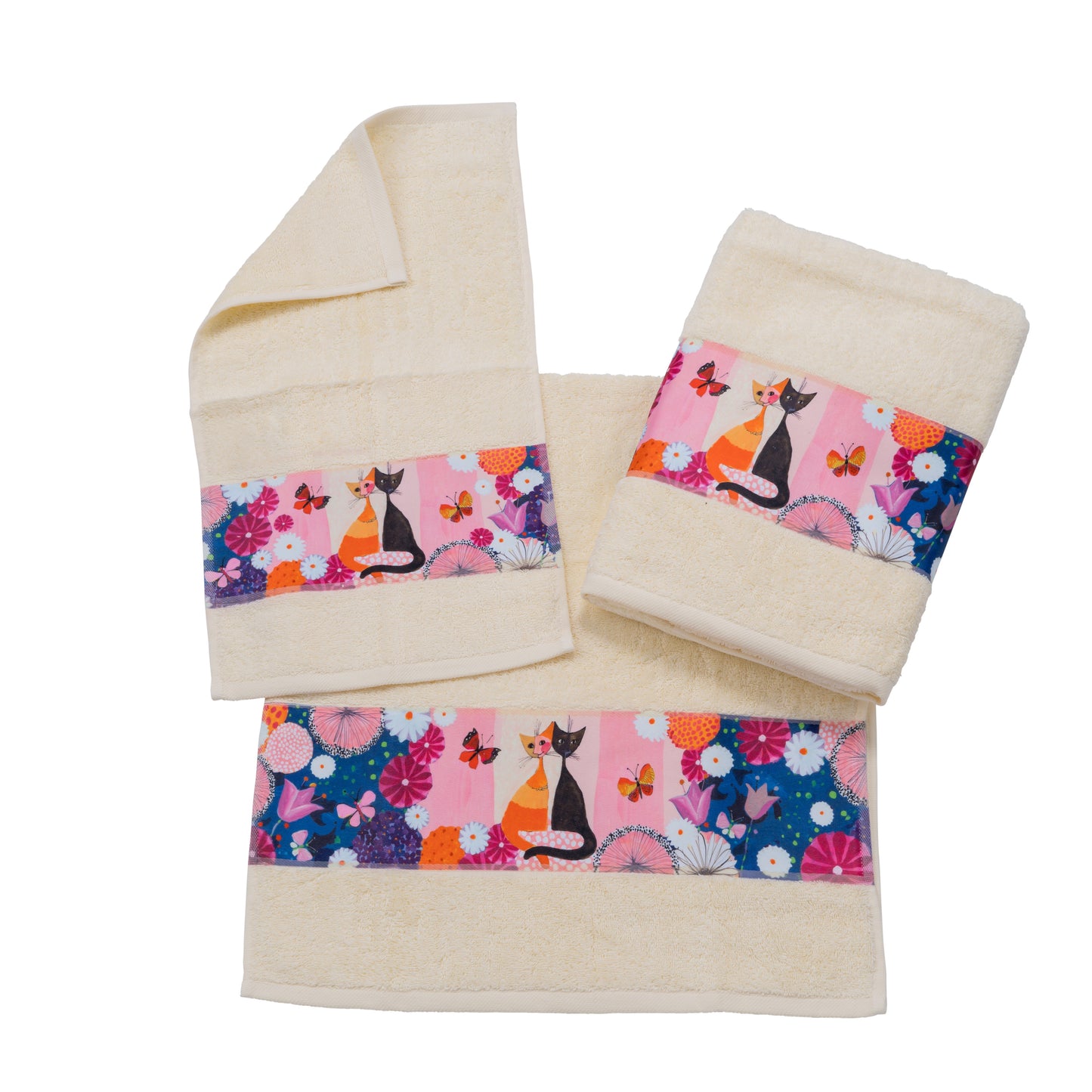 Rosina Wachtmeister - Design Happy Days - Gästetuch - Ecru 30 x 50 cm 2-er Pack