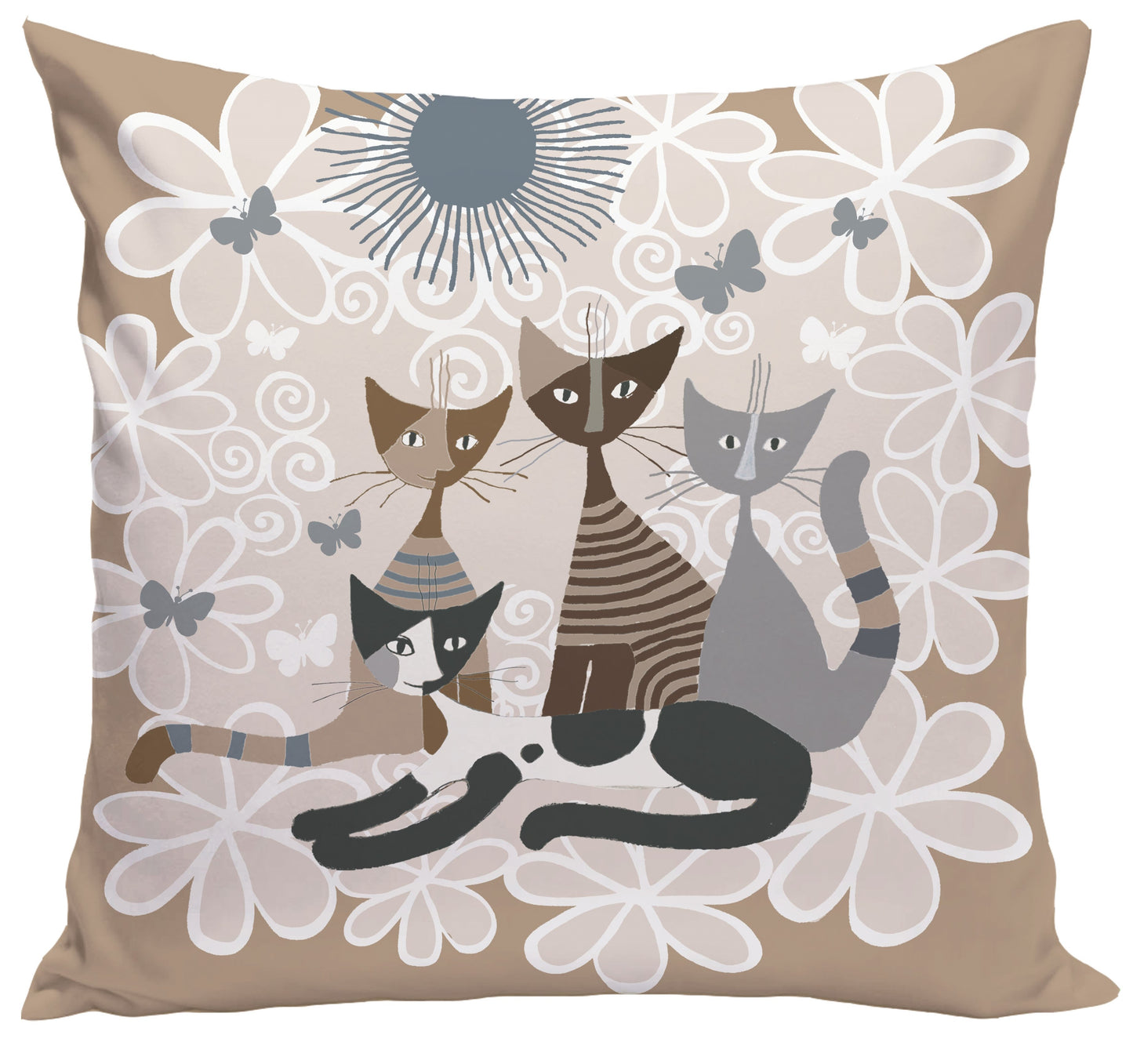 Rosina Wachtmeister - Design Pussy Cat - Kissenbezug - 40x40cm